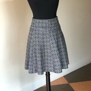 Wool Blend Skater Skirt. Preowned